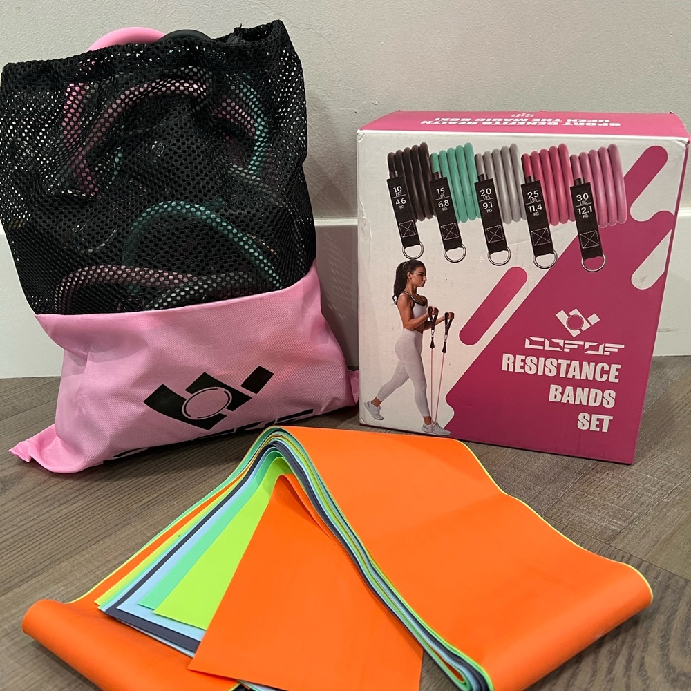 Resistance Bands Set with Carry Bag